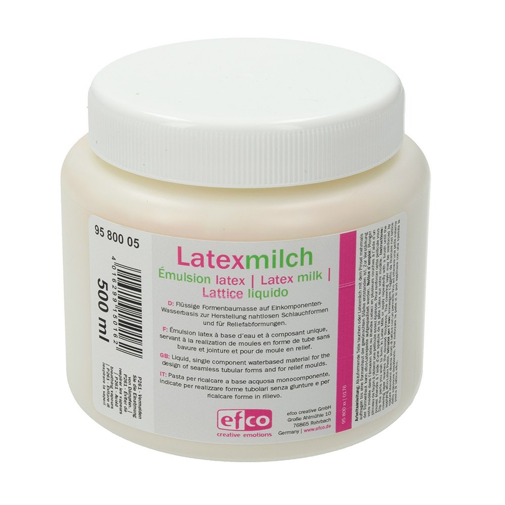 Latexmælk - 500 ml - Flydende latex, Latex til støbning, Støbning, Støbning, Hobbymateriale, Håndværk