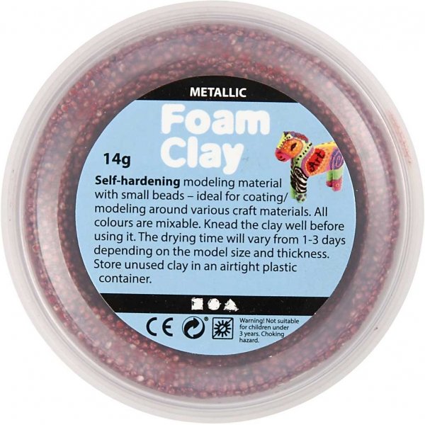 Foam Clay® - starka färger - metallic 6 x 14 g Foam Clay® - starka färger - metallic 6 x 14 g