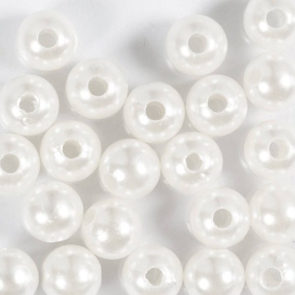 Vaxpärlor pärlemor 8 mm 22 st Vaxpärlor pärlemor 8 mm 22 st