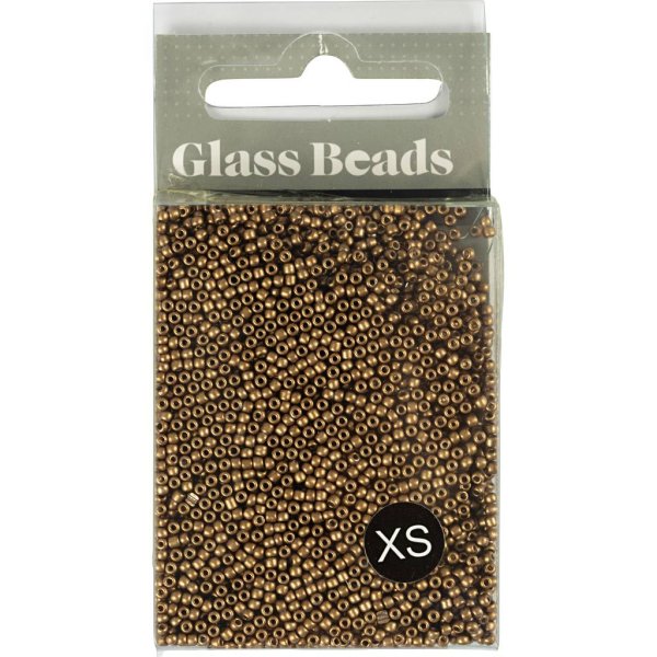 Rocaillepärlor 1,7 mm Bronze 25 g Rocaillepärlor 1,7 mm Bronze 25 g
