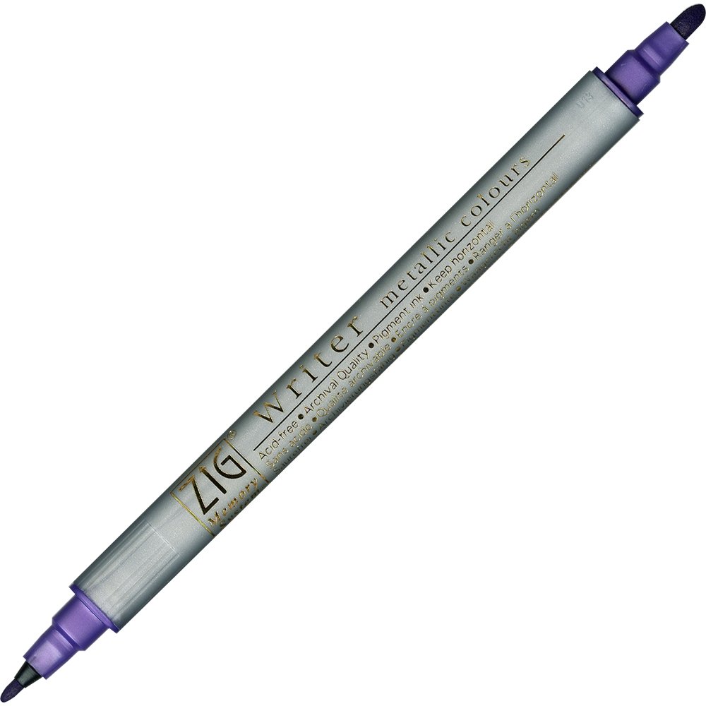 Metallic Writer - Lilla - Tuschpenne, Penne, Penne, kridt & tusch