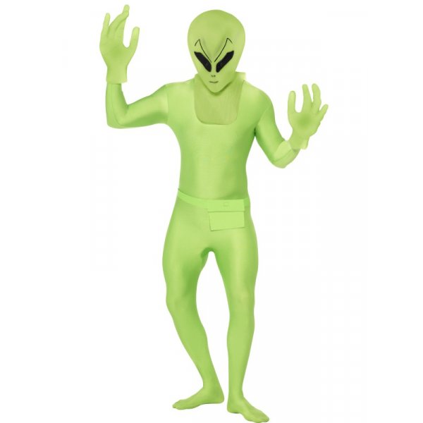 Second skin-dr�kt, Alien maskeraddr�kt - Large