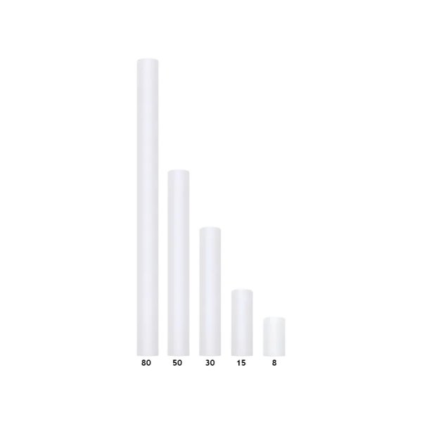 Tyll 80 cm x 9 m - Vit
