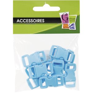 Plastklämmor blå 10 mm, 10-pack Plastklämmor blå 10 mm, 10-pack