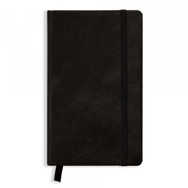 Notesbog A6 Hrd Lder - Linjeret
