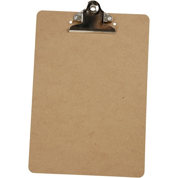 Clipboard/ritunderlag - silver - A5 Clipboard/ritunderlag - silver - A5