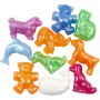 Plastperler 25 mm blandede farger 220 stk - Krukke Plastperler 25 mm blandede farger 220 stk - Krukke