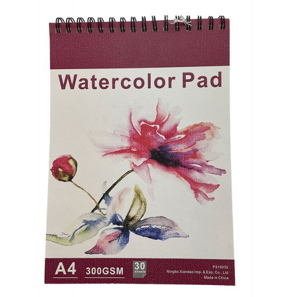 Block f�r vattenf�rg A4 - 300 gsm 30 ark