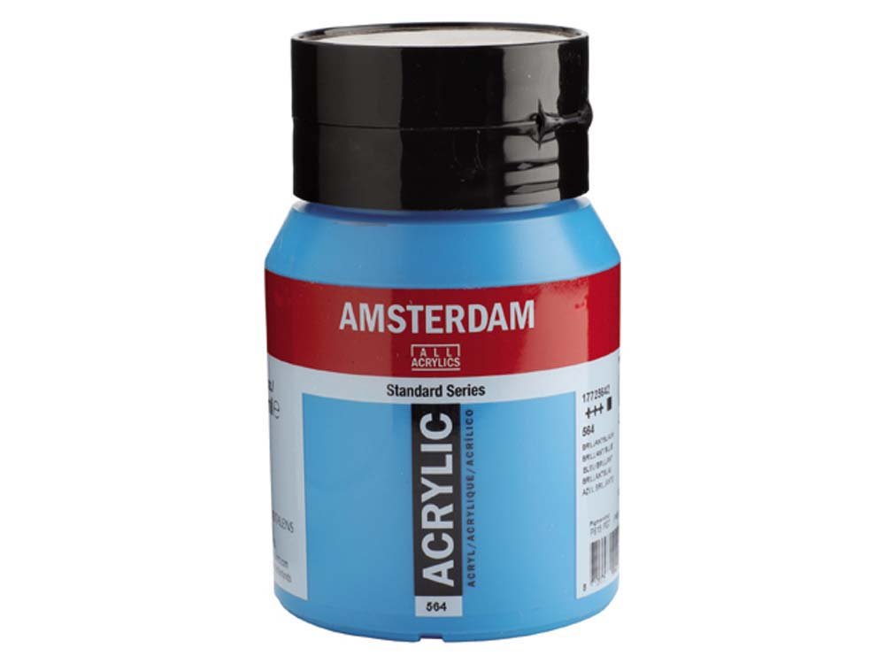 Amsterdam Akrylmaling 500 ml - Brillant Blå - Akrylfarver, Kunstnerfarver