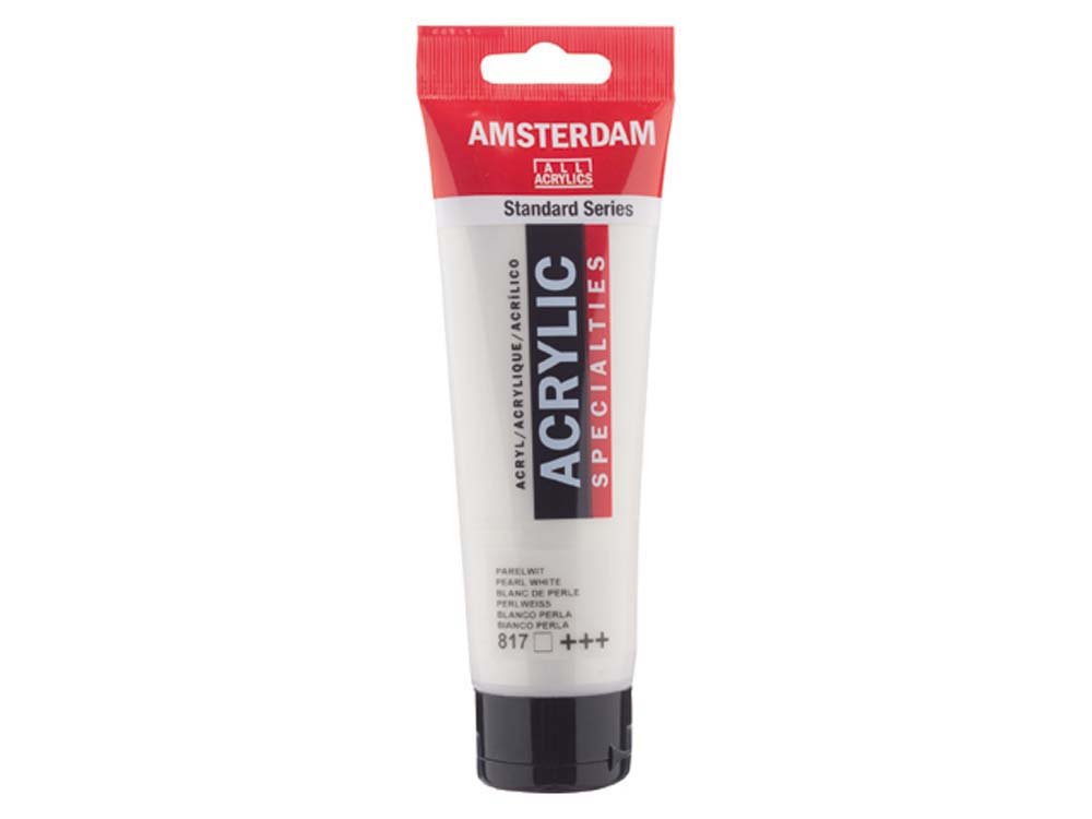 Amsterdam Akryl 120 ml - Pearl white - Akrylfarver, Kunstnerfarver