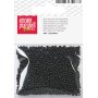 Bohemiska rocaillep�rlor 2,5 mm svart 20 g