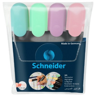 Job Highlighter - Pastell 4-pakning