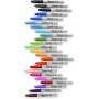 Fiberpennset Sharpie - 80\\\'s Glam Permanent Markers - 24-pack osoretade frger
