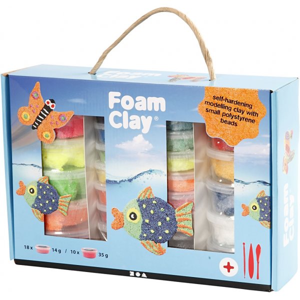 Foam Clay® Presentask - mixade färger Foam Clay® Presentask - mixade färger