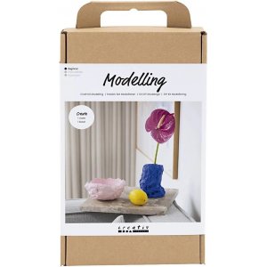DIY Kit-modellering, vase og bolle