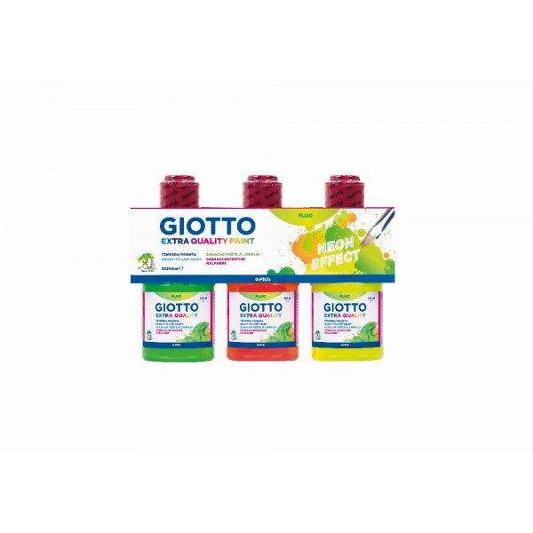 Fluorescerende farve Giotto - 3x250 ml
