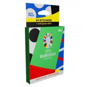 Topps klistermrker - Euro 2024 Eco Pack Mix