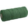 Makram�snor tynd 1 mm 315 m Gr�n - 1 n�gle