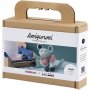 DIY kit amigurumi mus mynte - 1 pakke.