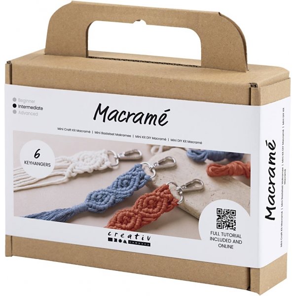 Mini DIY Kit Makramé - Nyckelringar Mini DIY Kit Makramé - Nyckelringar