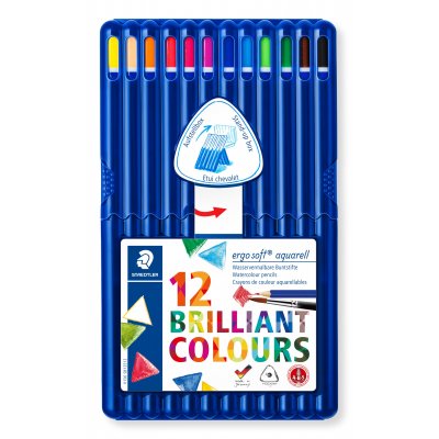 Ergo soft Akvarellpennor - 12 pennor