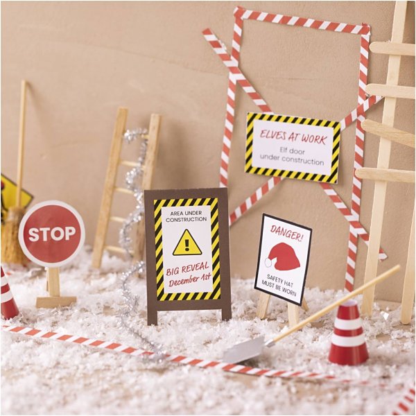 Mini DIY Kit Nissens Dörr - Byggarbete pågår Mini DIY Kit Nissens Dörr - Byggarbete pågår