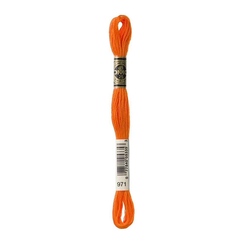 DMC Pearl Cotton Art. 115/5, 971 Pumpkin - Broderigarn, Garn, Sticka & virka