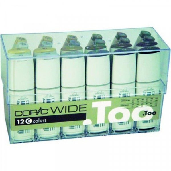 Copic Wide sett C (med refill)