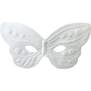 Mask med präglad fjäril och elastiskt band Mask med präglad fjäril och elastiskt band