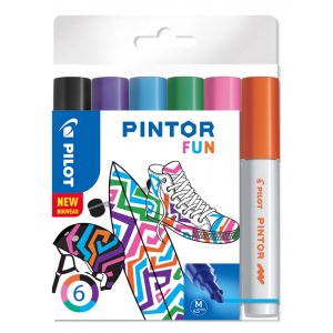 Fiberpen St Pilot Pintor (Fun Mix) - Medium