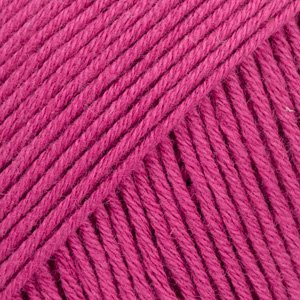 DROPS Safran Uni Colour garn - 50 g - Fuchsia (15) DROPS Safran Uni Colour garn - 50 g - Fuchsia (15)