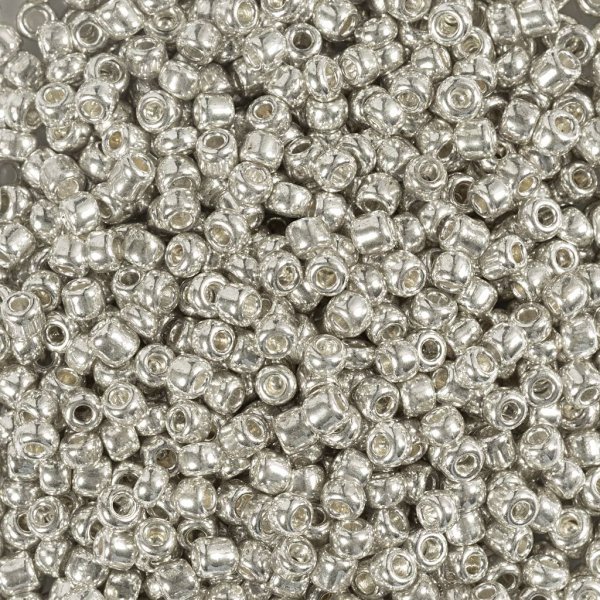Rocaillepärlor 3 mm Silver 25 g Rocaillepärlor 3 mm Silver 25 g