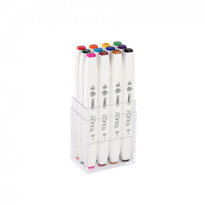 Touch Twin Brush Marker 12 stk. - Main Color