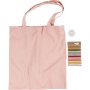 Broderikit med stofpose Blød pink - DIY-sæt Broderikit med stofpose Blød pink - DIY-sæt