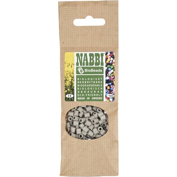 NABBI BioBeads - grå - medium - 1000 st NABBI BioBeads - grå - medium - 1000 st