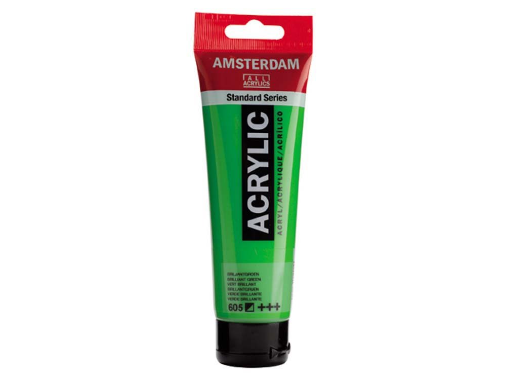 Amsterdam Akrylmaling 120 ml - Brillantgrøn - Akrylfarver, Kunstnerfarver