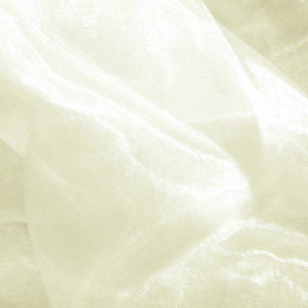 Organzastof Ensfarvet Cremehvid - 145 cm - Organza stof, Stof