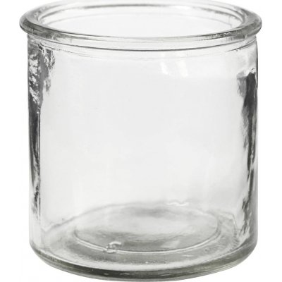 Lysglass - H7,8 cm, 6 stk