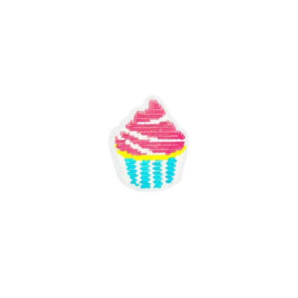 Paljettmrke Vndbart - Small Cupcake