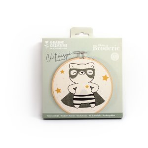 Broderikit katt Ø15 cm Broderikit katt Ø15 cm
