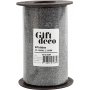 Presentsnren - svart - glitter - 100 m