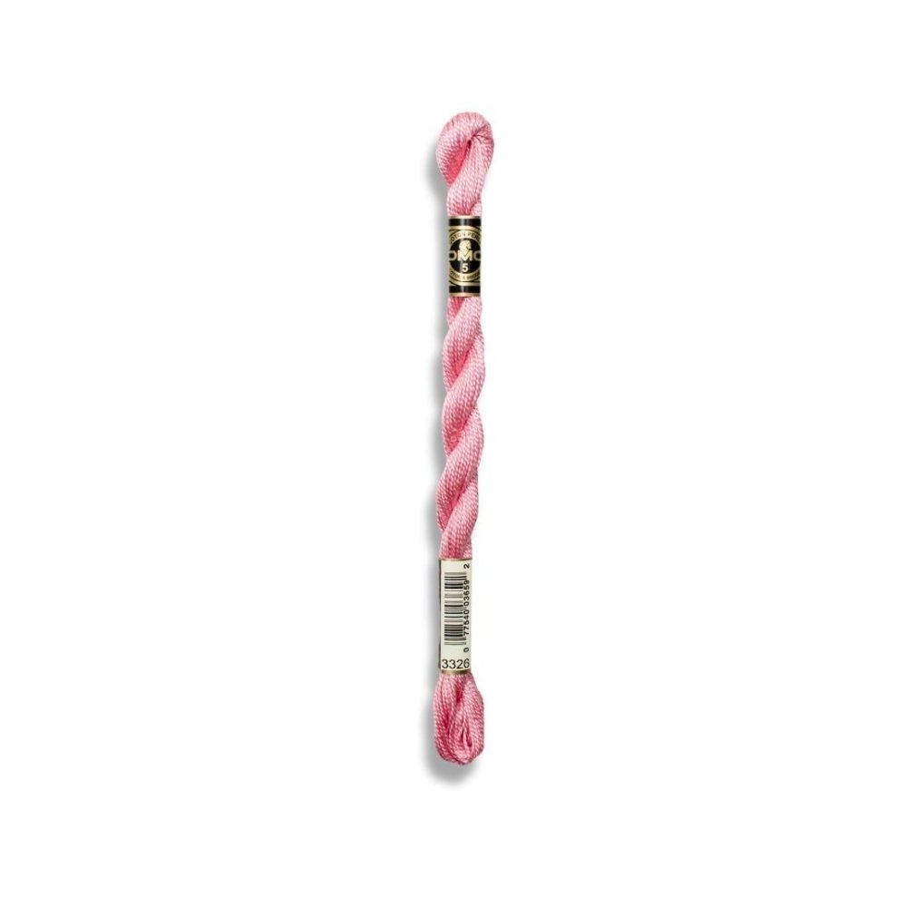 DMC Pearl Cotton Art. 115/5, 3326 Light Rose - Broderigarn, Garn, Sticka & virka