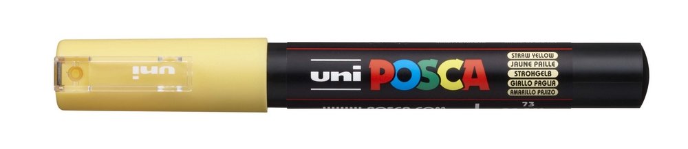 Uni Posca Marker PC-1MC - Straw Yellow (38) - Posca-penne, Markers, Penne, Penne, kridt & tusch