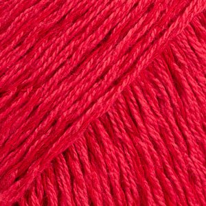 DROPS Belle Uni Colour garn - 50g - Röd (29) DROPS Belle Uni Colour garn - 50g - Röd (29)