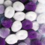 Pomponer 15 mm i violett, 45-pack Pomponer 15 mm i violett, 45-pack