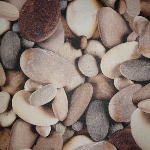 Vaxduk textil havssten 140 cm