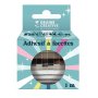 Sj�lvh�ftande spegelband facetterat - silver