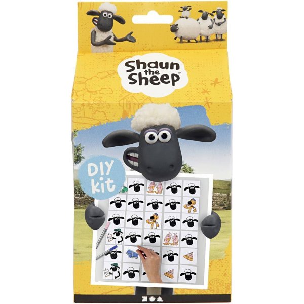 Minnespill Sauen Shaun med tusjpenner 15 par - Materialsett Minnespill Sauen Shaun med tusjpenner 15 par - Materialsett