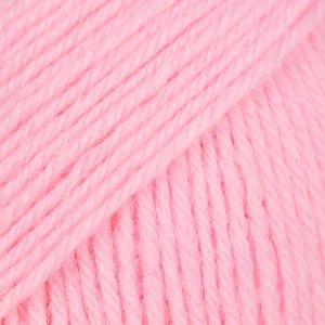 DROPS Fabel Uni Colour garn 50g - Babyrosa (120)