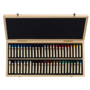 Oljepastell Sennelier 5ml träskrin - 50 färger Oljepastell Sennelier 5ml träskrin - 50 färger